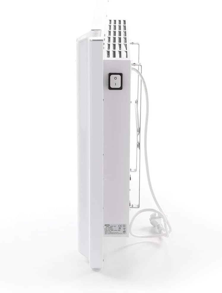 AEG Duo Wandkonvektor DKE 100, Elektroheizung energiesparend, 1000 W für ca. 12 m², LCD Display, Woc