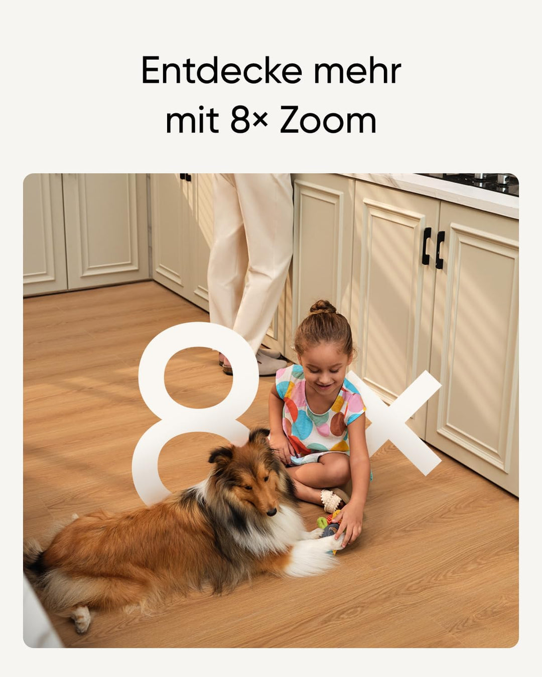 eufy Security Indoor Cam S350, Dual Kameras, 4K UHD Auflösung, Überwachungskamera mit 8× Zoom und 36