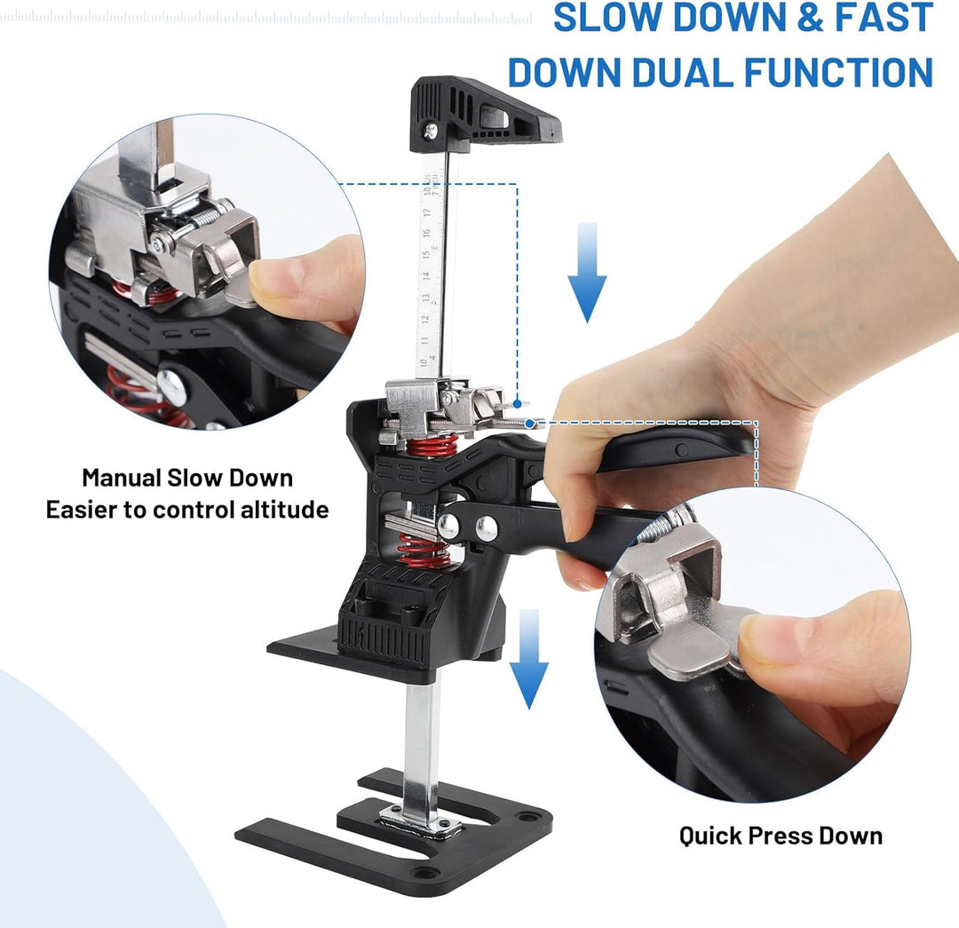 DBREAKS Arbeitssparender Arm, 2 Pcs Arm Handwerkzeug Heber(Vergrösserte Grundplatte), langsamer Möbe