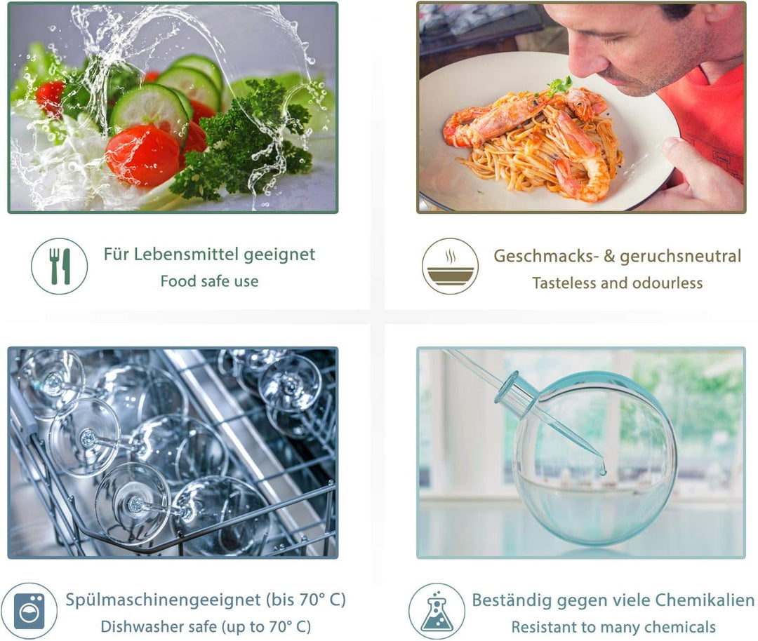 2x 2,5L Kanister aus HDPE, mit Deckel DIN 45 mm und UN Zulassung, Wasserkanister, lebensmittelecht,