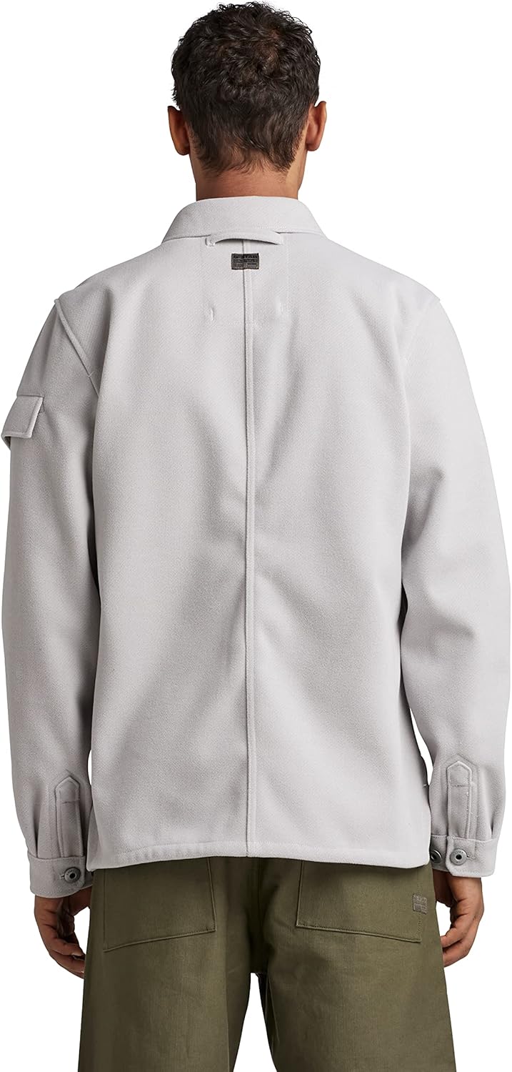 G Star RAW, Herren Mysterious Regular Hemd M Grau (Cool Grey D21982-d200-1295), M Grau (Cool Grey D2