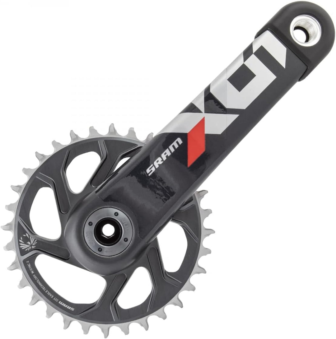 SRAM X01 Eagle Dub Kurbelgarnitur Rot 32z, Rot 32z