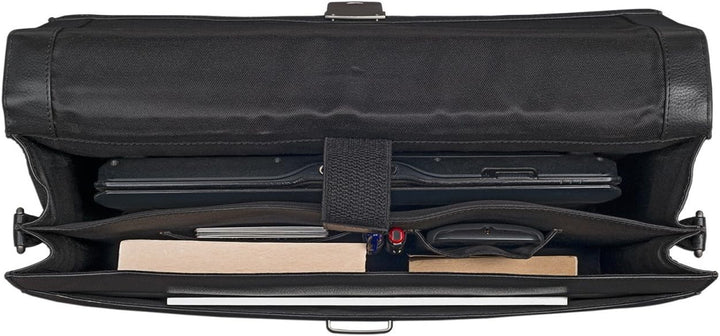 STILORD 'Robert' Aktentasche Businesstasche 15,6 Zoll Laptopfach passend für grosse DIN A4 Ordner mi