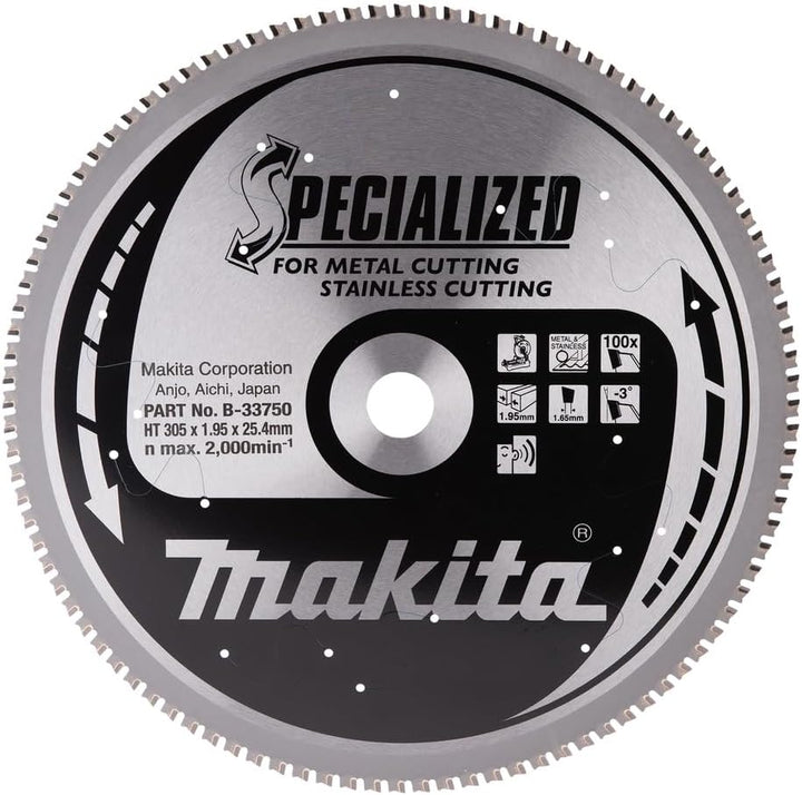 Makita Specialized Saegeblatt, 305 mm x 1 Zoll, 100Z, B-33750