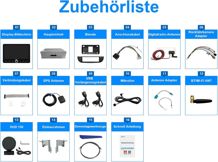 DYNAVIN Android Autoradio Navi für FIAT 500 500C, mit 4 * 100W DSP Verstärker | DAB+ Radio; Kompatib