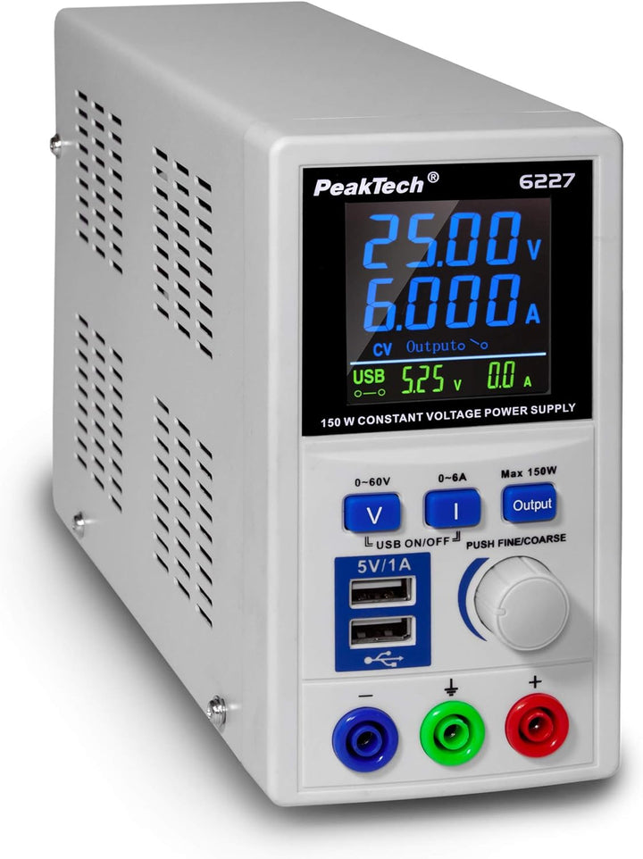 PeakTech P 3442 True RMS Digital Multimeter für Elektriker mit 60000 Counts & 4.0 Bluetooth & P 6227