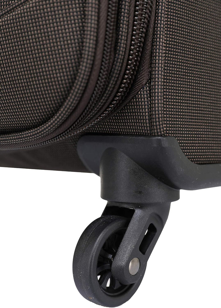 BEIBYE Kofferset Trolley Gepäckset Stoff Dehnungsfuge Koffer Reisekoffer (Coffee), Coffee