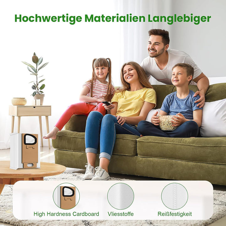 8 Stück Staubbeutel für Roborock H5 / H7 Staubsauger, 650 ml Staubsaugerbeutel Grosser Kapazität Zub