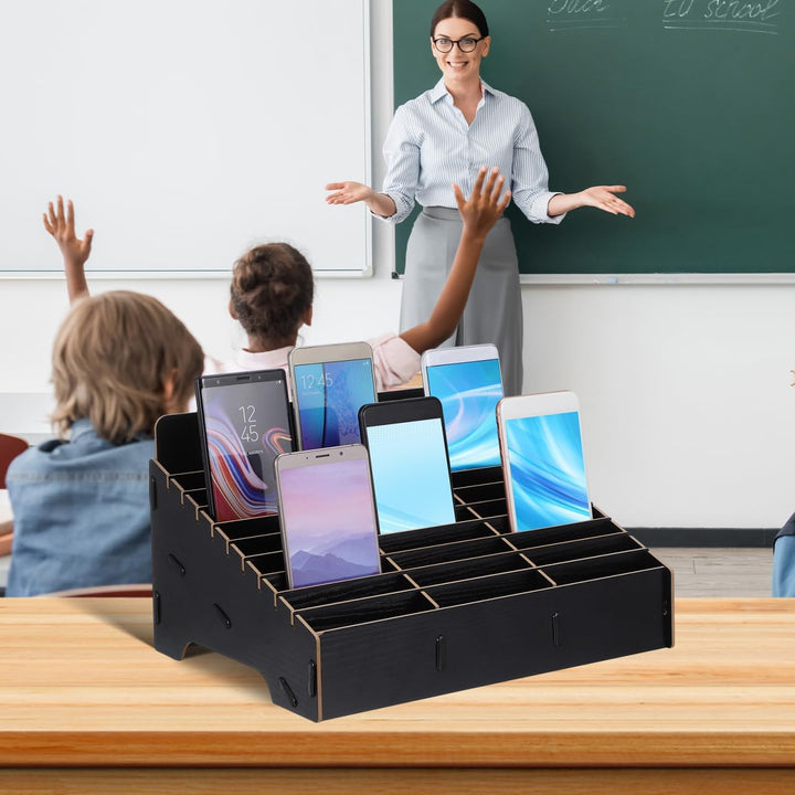 TOPBATHY Handy-Aufbewahrungsbox 30-Fächer- -Handy-Desktop-Organizer Telefonmanagement-Aufbewahrung M