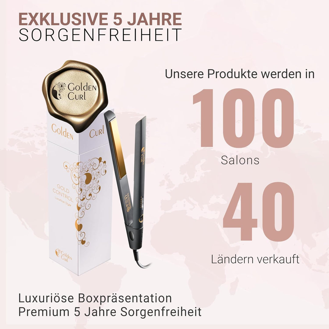 Glätteisen Locken und Glätten Haarglätter - 5 Jahre Sorgenfreiheit - Haar Styling Hair Straightener
