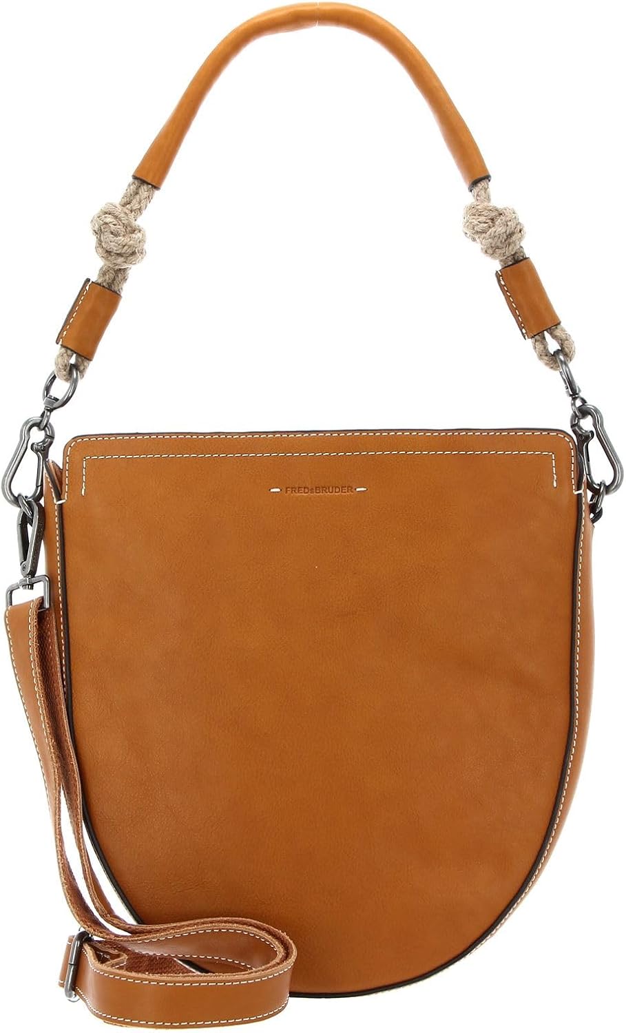 FREDsBRUDER Veg Tan Collection Sailor Shoulder Bag Dark Honey