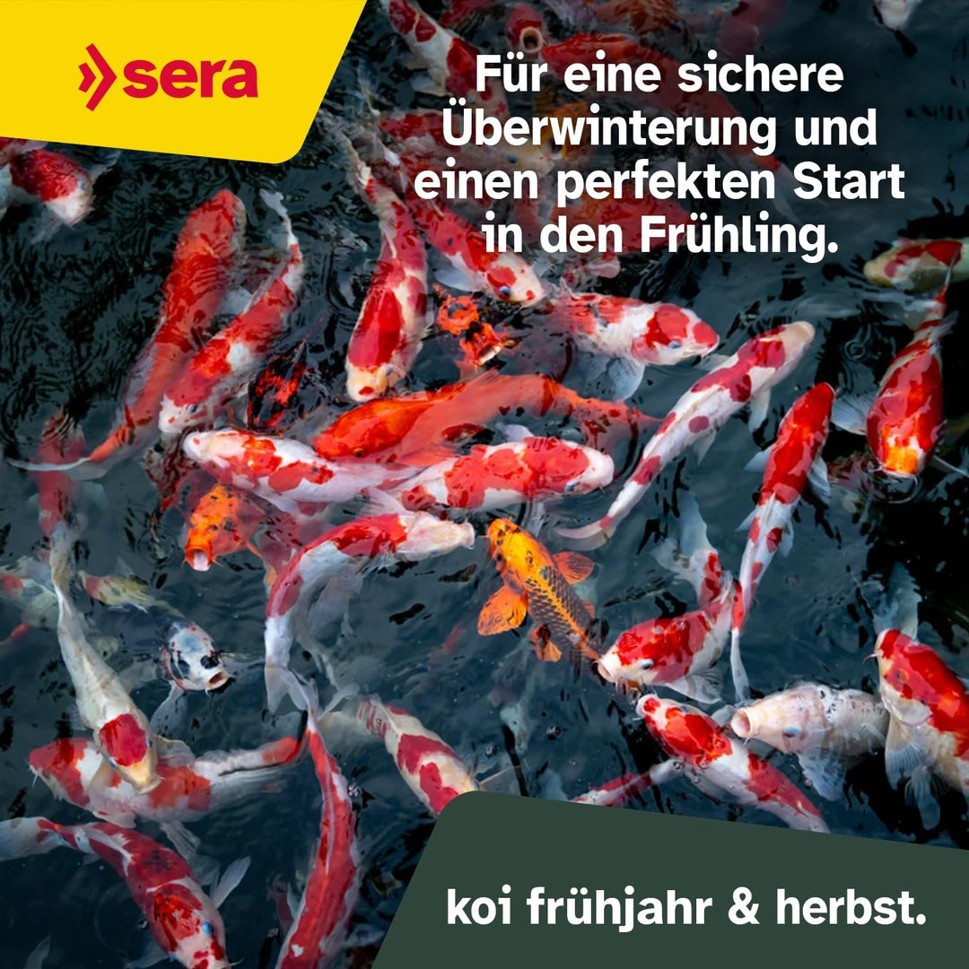 sera KOI Professional Koifutter 7 kg (21L) | Koi-Fischfutter für Frühjahr und Herbst | Für Temperatu