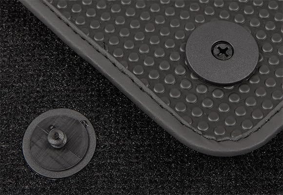 Kovvar DuoGrip Gummi Fussmatten passend für Renault Master | 2010-2024 | Ausführung: Wohnmobil | 1-t