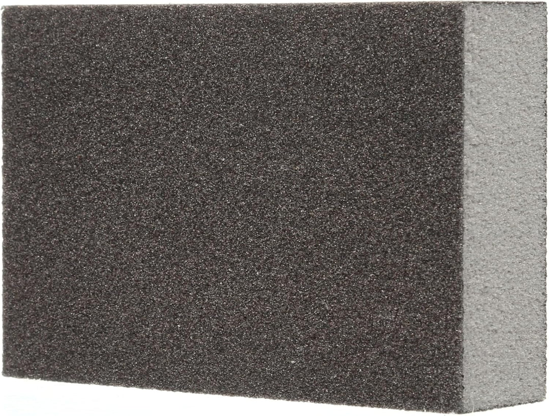 3M Schleifschwamm, 9,5 x 7,5 cm, mittel, 12 Stück Schwarz 3 3/4 in x 2 5/8 in Medium (4, Schwarz 3 3