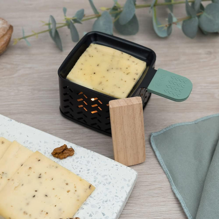 CECOA - ChEESE'UP - Raclette-Geräte mit Kerze, Tischrakel, vor dem Fernseher oder sogar im Nischen S