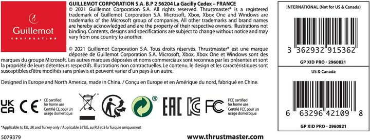 Thrustmaster GP XID Pro - Gamepad für PC