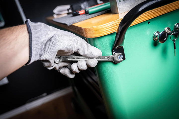 Brüder Mannesmann Gabel-Ringschlüsselsatz, 25-tlg., 7-32 mm, CV, M 130-25