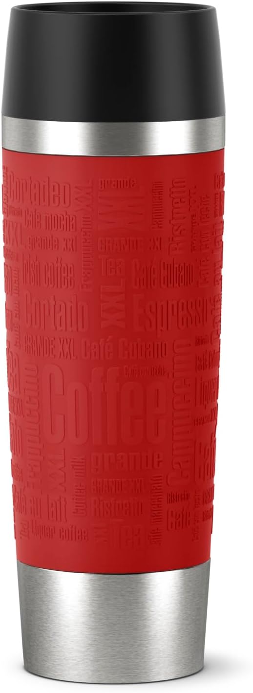Emsa 515617 Travel Mug Classic Grande | 500ml | Thermobecher | Isolierbecher | hält 6h heiss, 12h ka