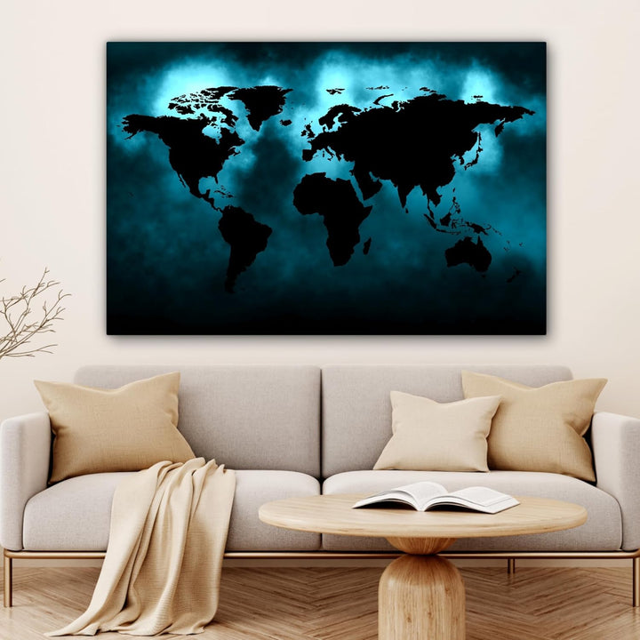 MuchoWow© Leinwandbild Gross 120x80 cm XXL Dekoration Wohnzimmer Bilder Aufhängen Wall Decoration Li