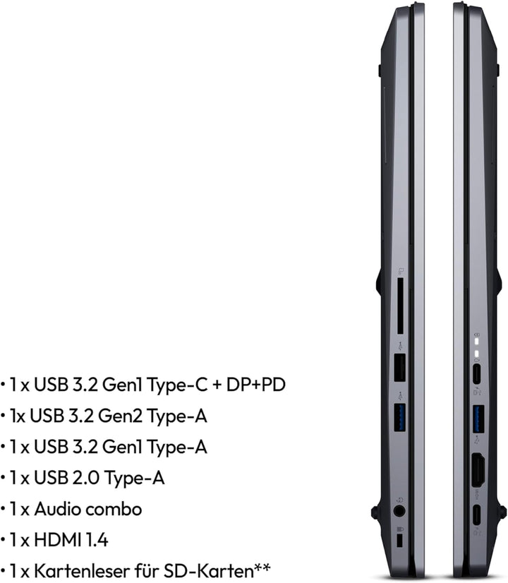 MEDION 43,9 cm (17,3 Zoll Full HD) E17223 Laptop (Intel Core i3 N305, 8GB DDR4 RAM, 512GB SSD, HD We