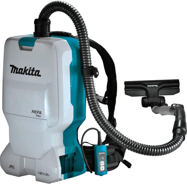 Makita DVC660Z, Rucksackstaubsauger 2x18 V (ohne Akku, ohne Ladegerät), 6