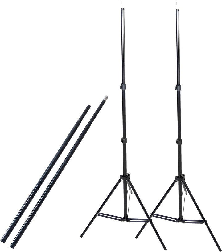 DYNASUN K903 220x300cm XL Hintergrundsystem System mit Teleskop Querstange für Hintergrund mit Tasch
