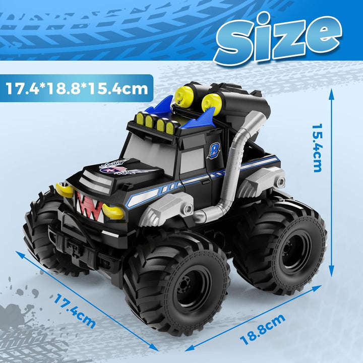 Dysaim Amphibienfahrzeug Ferngesteuertes Auto Offroad, Monstertruck Ferngesteuert, Kinder Spielzeug