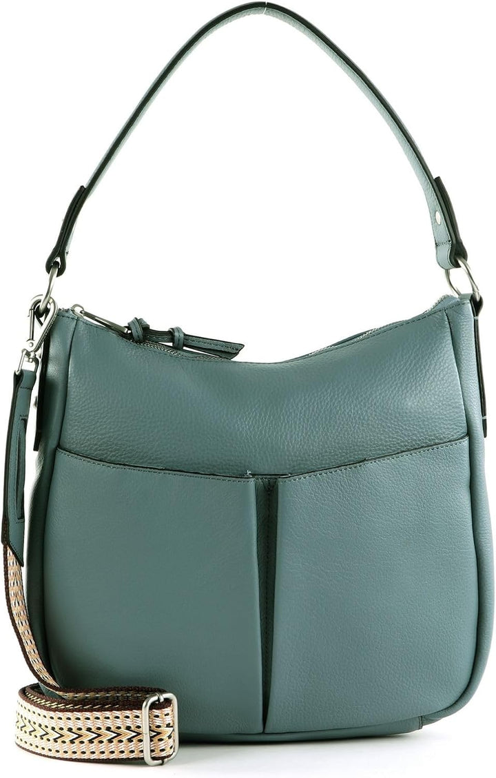 FredsBruder Bloomfield Beuteltasche blaugrau