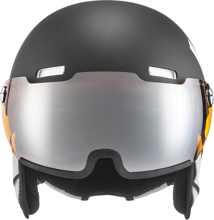 uvex hlmt 500 visor - Skihelm für Damen und Herren - mit Visier - individuelle Grössenanpassung - bl