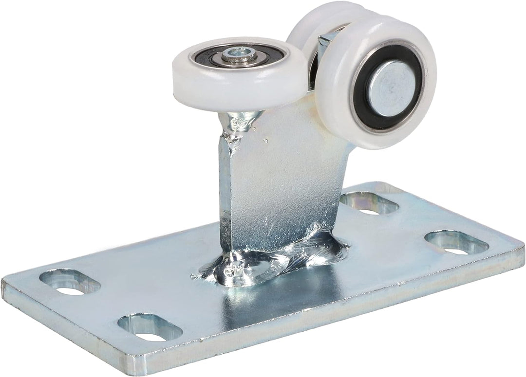 KOTARBAU® 2er Set Feste Laufrolle ohne Höhenregulierung Ø 25 3 Rollen Perfekt für verschiedene Schie