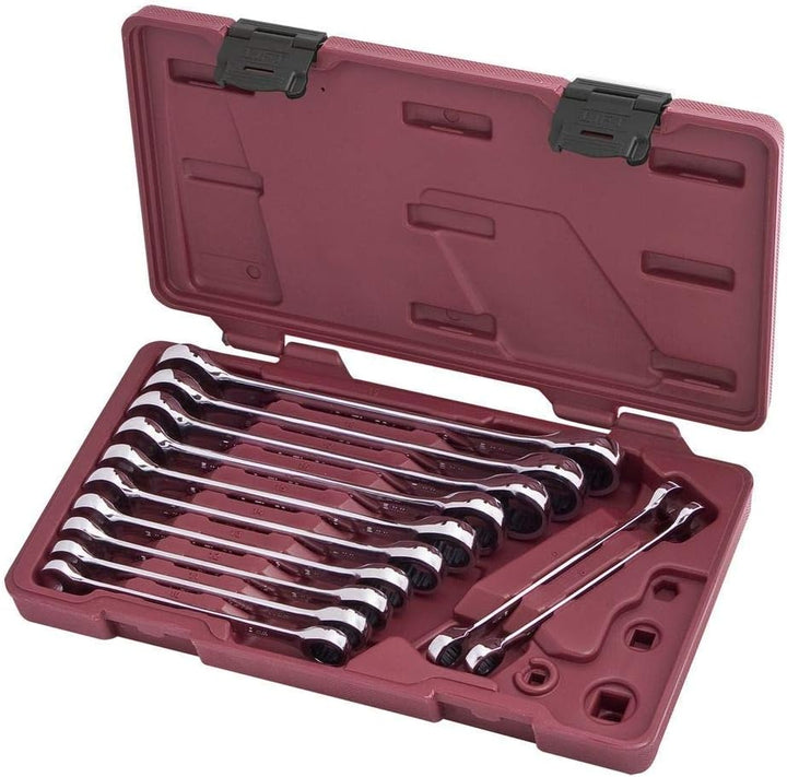 Kraftwerk 3400-54 12-teilig Clickraft Gari-schlüsselsatz, chrome