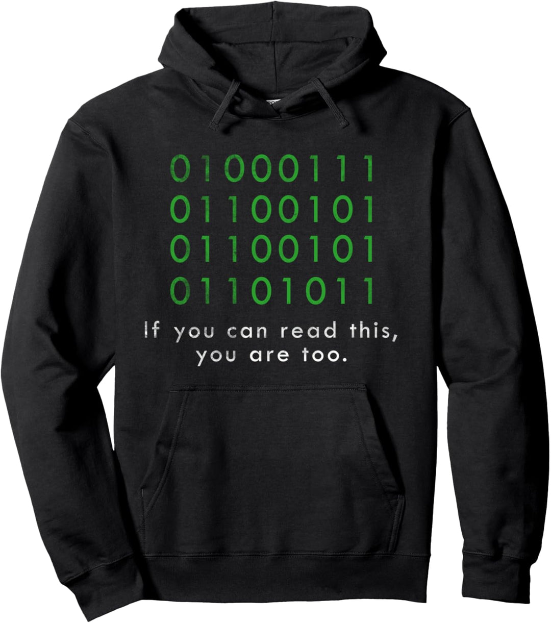 Binär Code Informatik Computer Nerd Geschenk Programmierer Pullover Hoodie