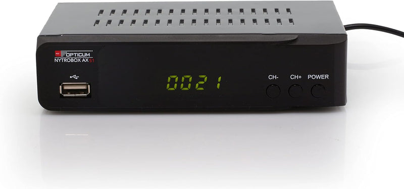 RED OPTICUM NYTROBOX AX S1 Sat Receiver mit Aufnahmefunktion I Digitaler Satelliten-Receiver HD 1080