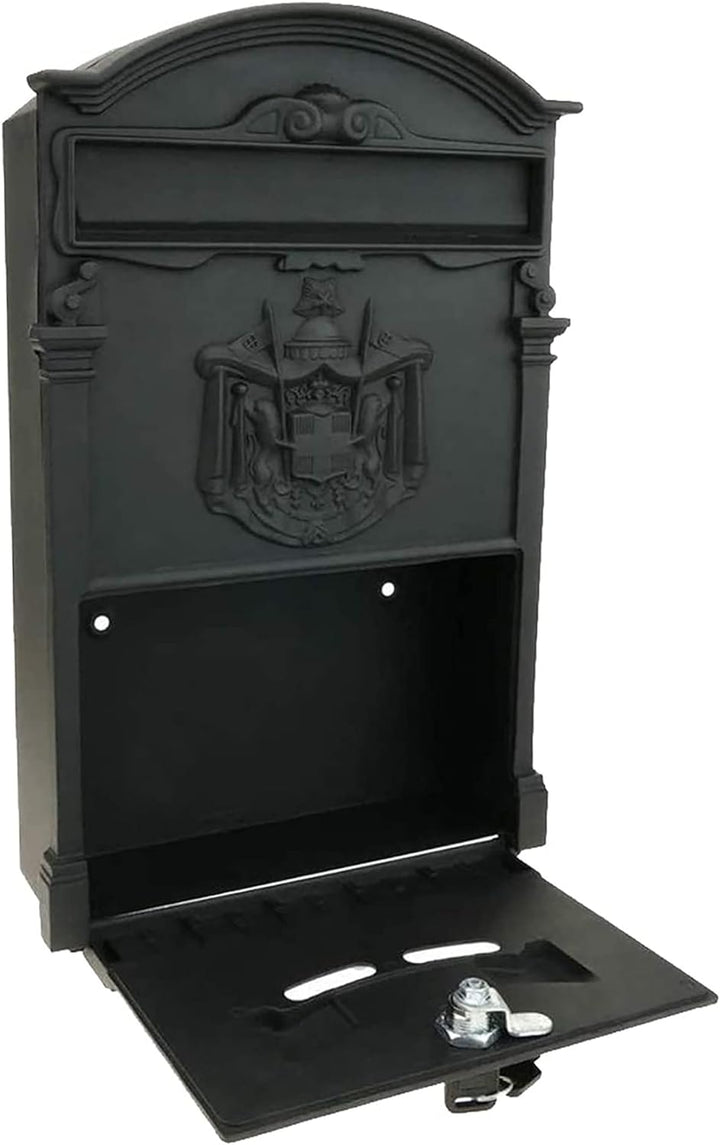 kippen 10005CN Briefkasten Modell Regius Farbe: anthrazit, Schwarz, 410 x 260 x 90 mm