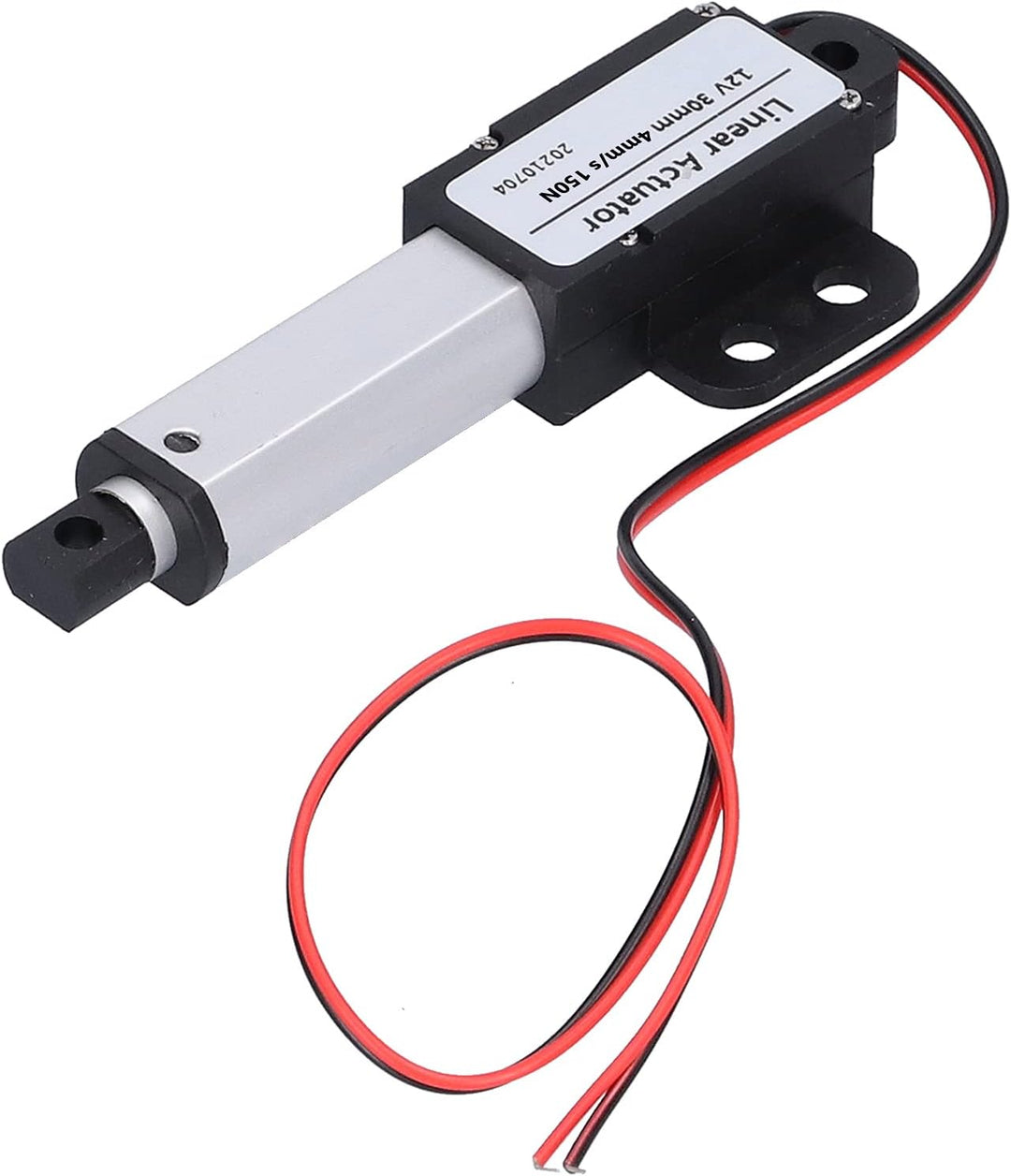 30mm DC 12V Linearaktuator Mini Electric Linear Motion Actuator Kurzschlussschutz T-Typ Schraube(Hub