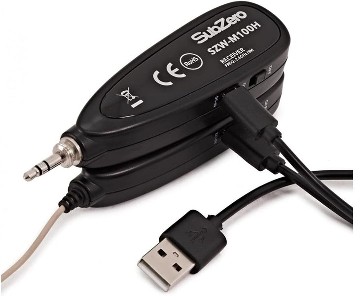 SubZero Mini-Digitales drahtloses Headset-Mikrofonsystem 2,4 Ghz