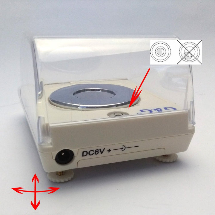 G&G 50g/0,001g FC50 + Kalibriergewicht Feinwaage Juwelierwaage Präzisonswaage Goldwaage