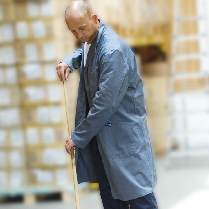 Carson Classic Workwear Carson Arbeitsmantel aus Reiner Baumwolle, 1 Stück, 54, grau, KTH741,GR, 54