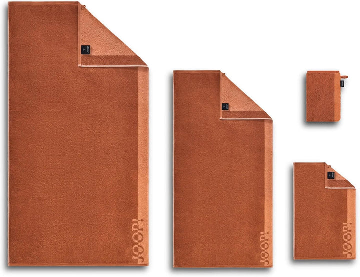 Joop! Handtücher Tone Doubleface 1689 Kupfer - 38 Duschtuch 80x150 cm, Kupfer - 38 Duschtuch 80x150