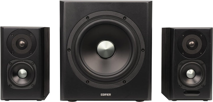 Aktivboxen Edifier S351DB 2.1 schwarz Bluetooth Schwarz kabelgebunden Single, Schwarz kabelgebunden