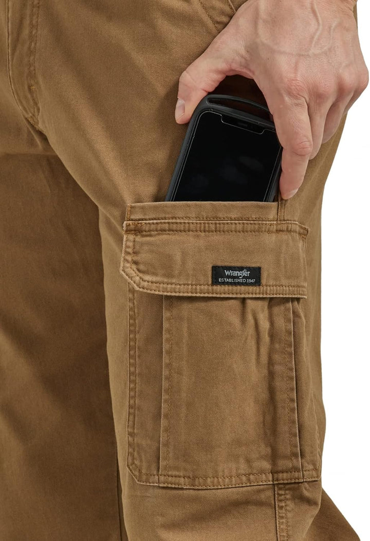 Wrangler Authentics Herren Cargohose mit Lockerer Passform Lässige Hose 29W / 30L Känguru, 29W / 30L