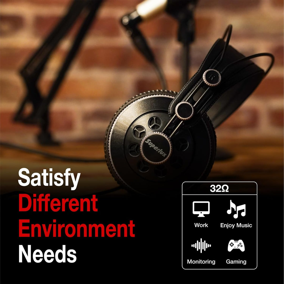 Superlux HD681B Kopfhörer, grau