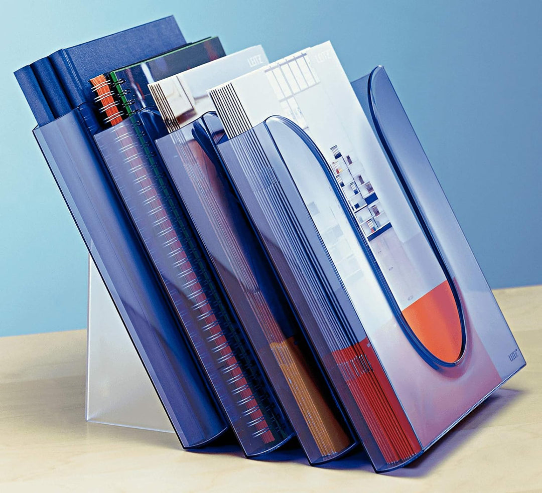 Leitz Presenter Set, 4 Fächer, System zur Auslage und Aufbewahrung von Informationsmaterial wie Kata