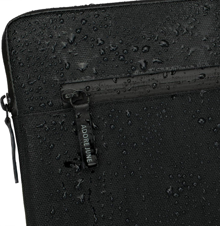 Adore June 13,3 Zoll Bent Laptop Tasche Schwarz kompatibel mit MacBook Air 13 M2 2022 und MacBook Pr