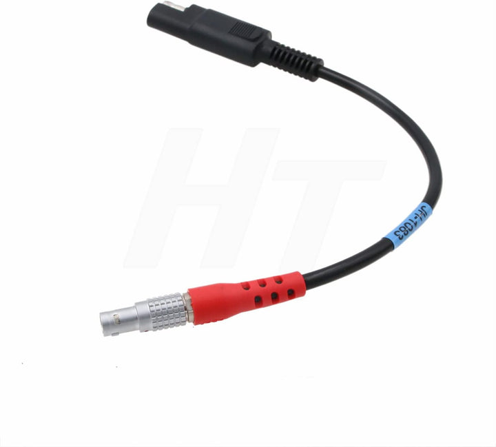 HangTon Externes Stromkabel für Sokkia GRX1 GRX2 GRX3 GNSS Receiver 5-polig (12 V SAE Stromkabel) 12