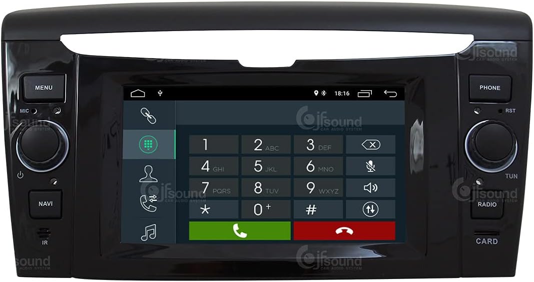 Costum fit Autoradio für Lancia Ypsilon Android GPS Bluetooth WiFi Dab USB Full HD Touchscreen Displ