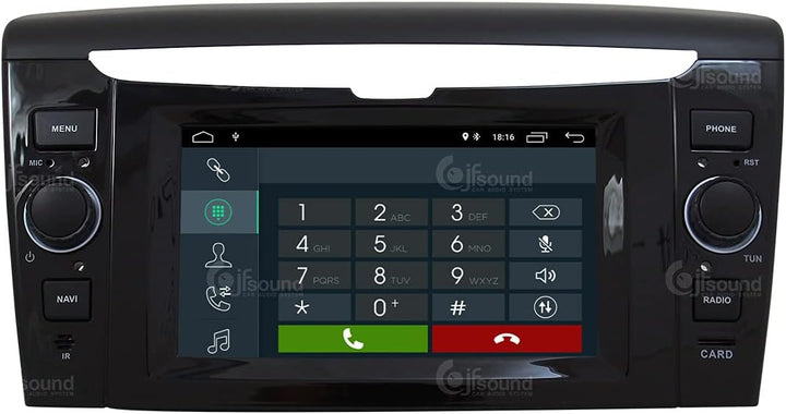 Costum fit Autoradio für Lancia Ypsilon Android GPS Bluetooth WiFi Dab USB Full HD Touchscreen Displ