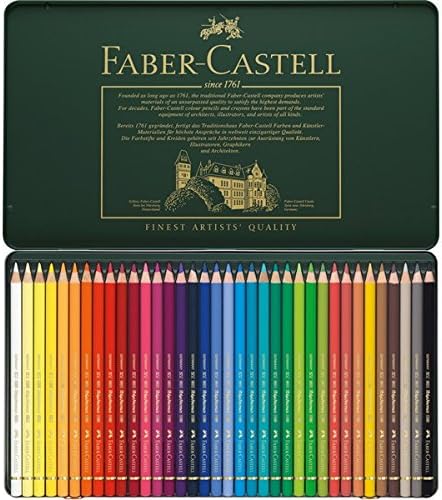 Faber-Castell Polychromos Buntstifte verschiedene Ausführungen zur Auswahl, 36er Metalletui + 12er C