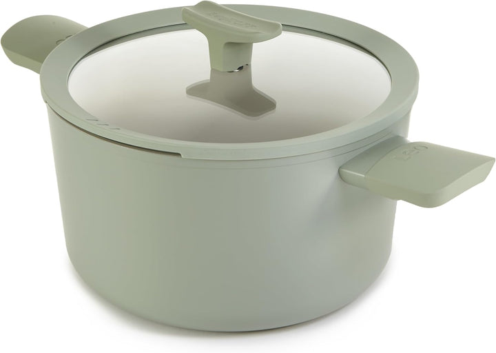 Berghoff - Antihaft Suppen-/ Gemüsetopf mit Deckel Balance Sage 24x14cm