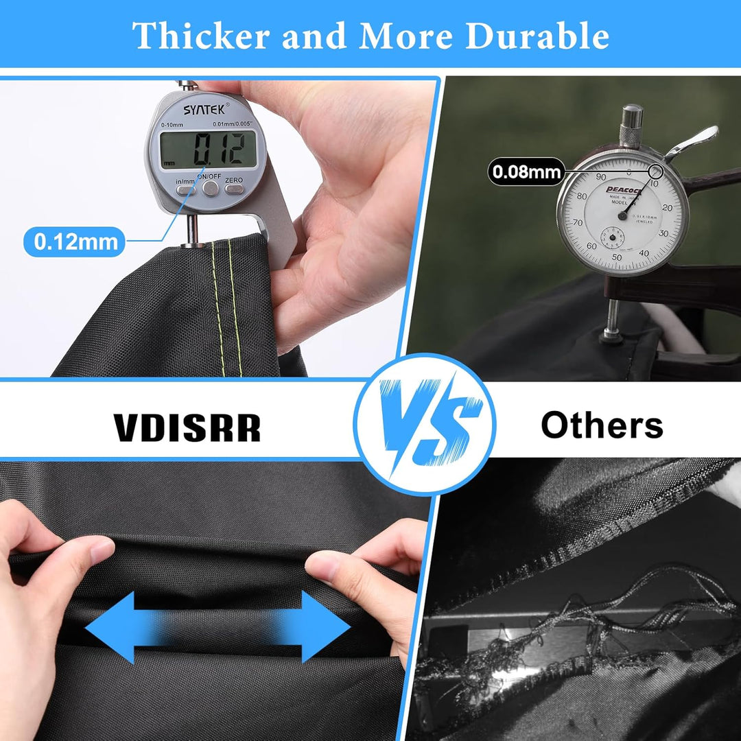 Kugelgrill Abdeckung, VDISRR Wetterfest Kugelgrill Abdeckhaube, 420D Oxford Holzkohlegrill Abdeckpla